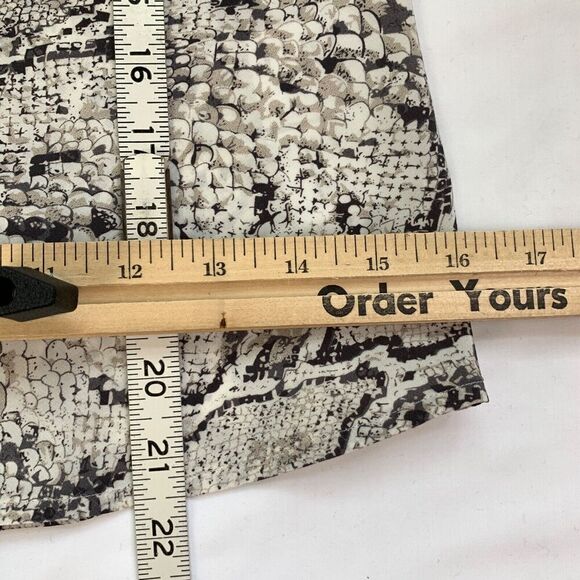 Reformation Rhodes Silk Snake Print Tank Top Cami XS White Black Python Boa - Picture 6 of 10